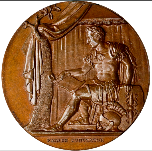 1811 English Army on the Tagus 41mm Bronze Medal BHM 713 E1016 PCGS Specimen-66