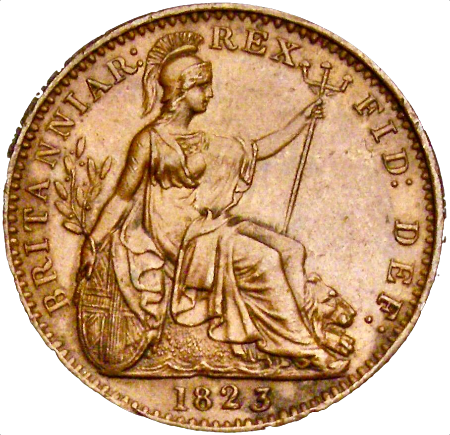 1823 Farthing S3822 BMC 1412 EF