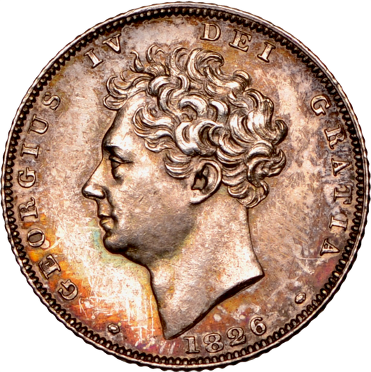1826 Sixpence Laureate head S3815 ESC 2433 AUNC