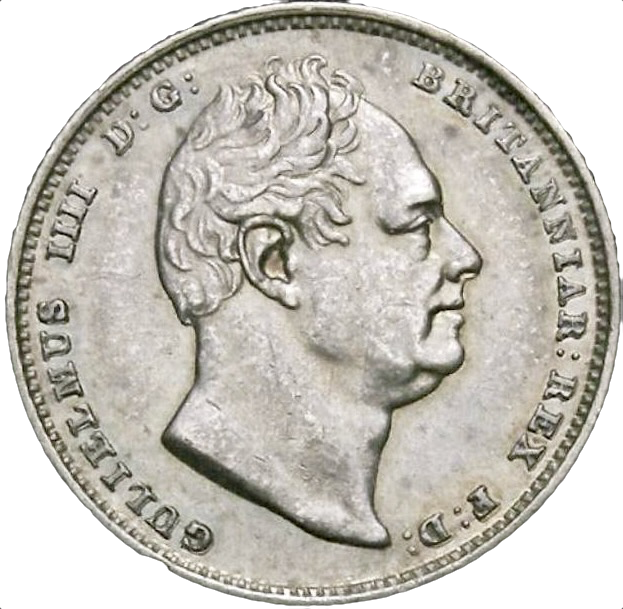 1837 Sixpence S3836 ESC 2512 Scarce EF CGS55