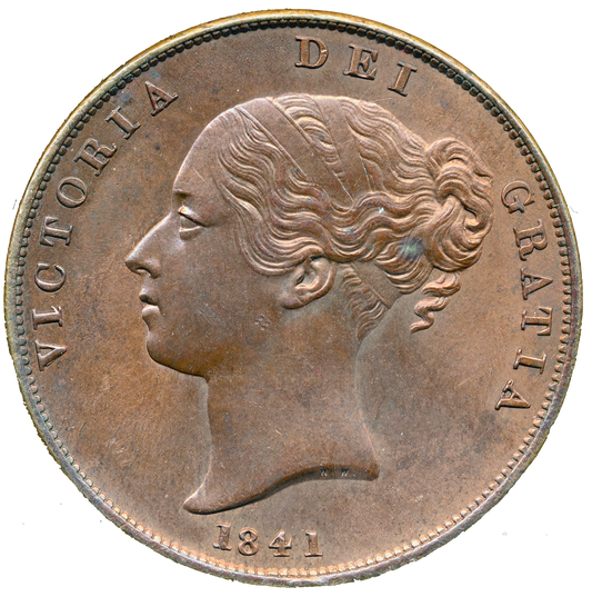 1841 Penny S3948 BMC 1484 No colon after REG UNC