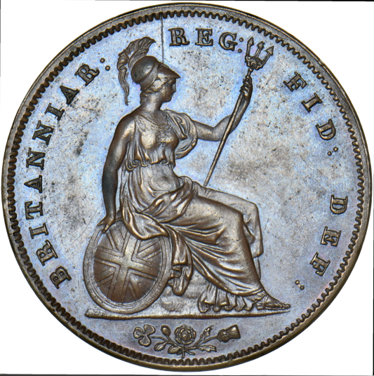 1848/7 Penny S3948 BMC 1495 Scarce UNC
