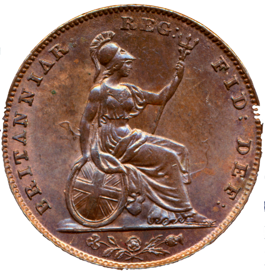 1850 Farthing S3950 BMC 1571 Scarce AUNC