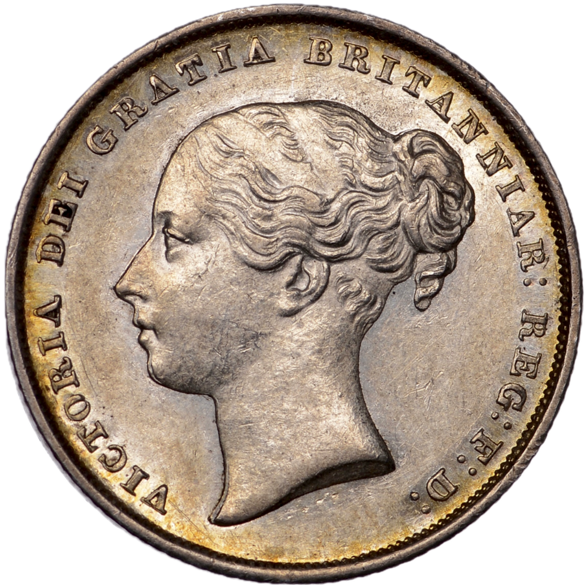 1852 Shilling S3904 ESC 3001 Scarce GEF