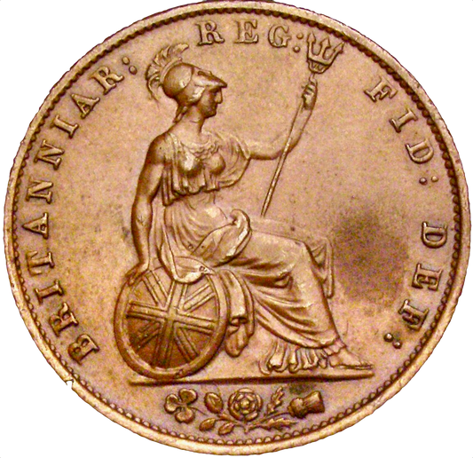 1853/2 Halfpenny S3949 BMC 1538 Very rare AUNC
