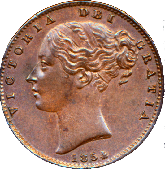 1854 Farthing S3950 BMC 1580 AUNC