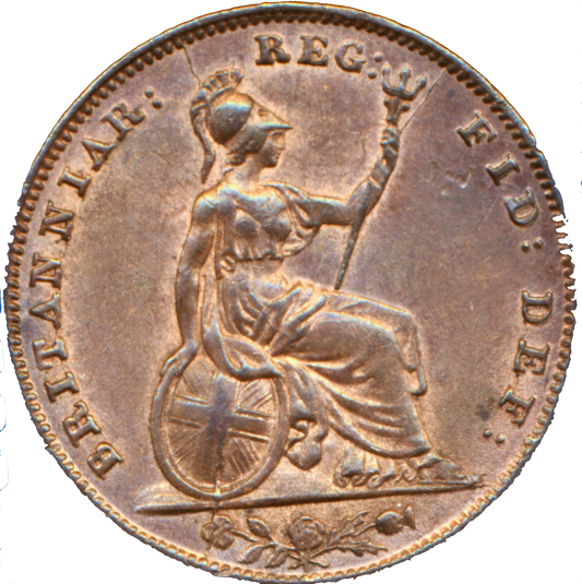 1854 Farthing S3950 BMC 1580 AUNC