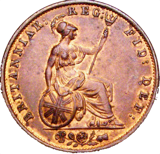 1855 Halfpenny S3949 BMC 1543 AUNC