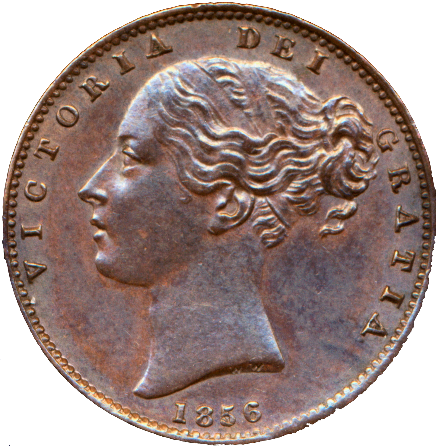 1856 Farthing S3950 BMC 1583 Scarce AUNC