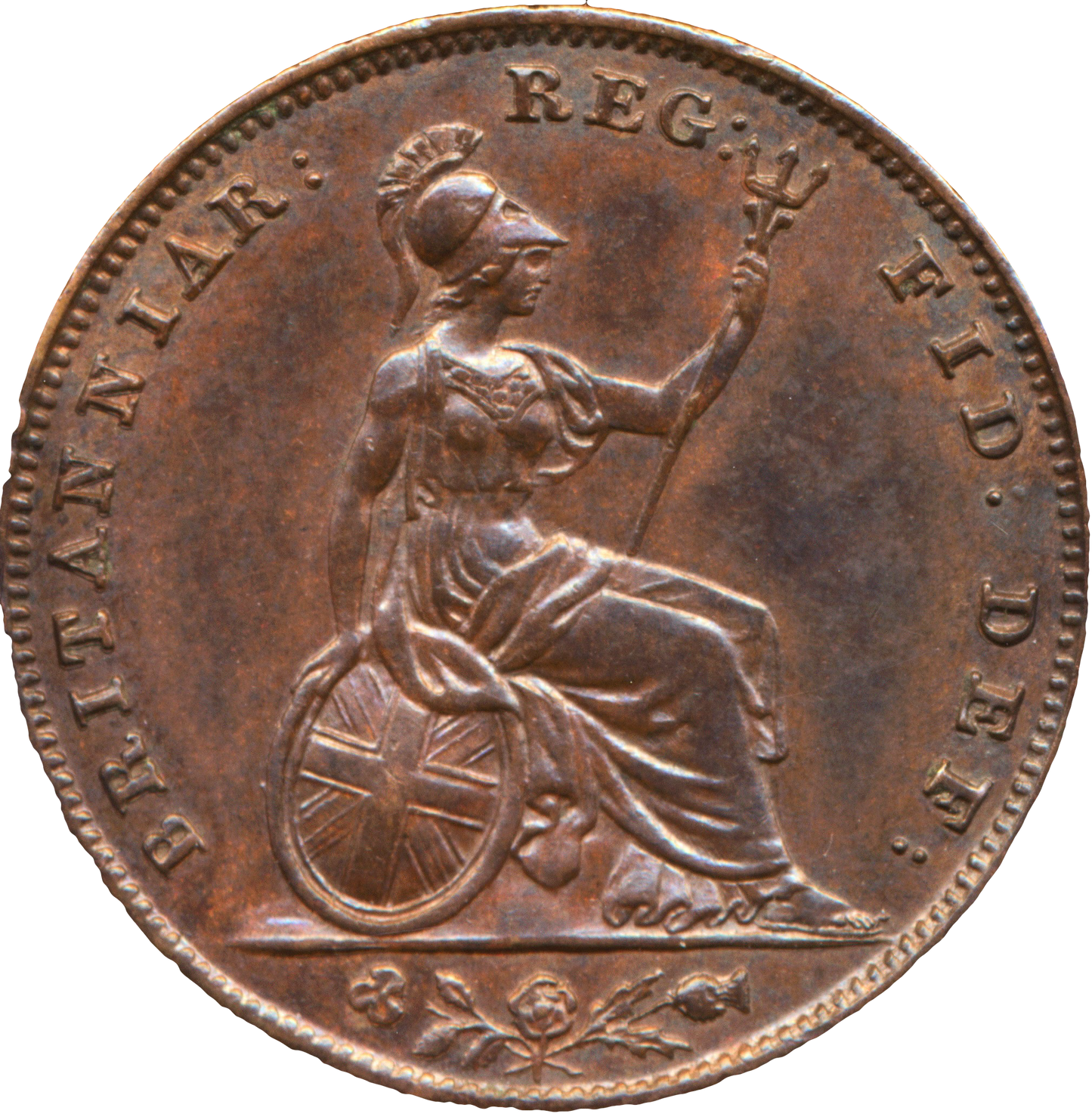 1856 Farthing S3950 BMC 1583 Scarce AUNC