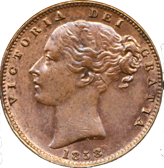 1858 Farthing S3950 BMC 1586 GEF