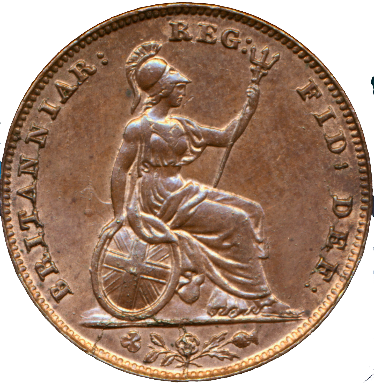 1858 Farthing S3950 BMC 1586 GEF