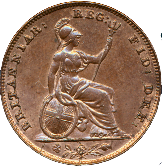 1858 Farthing S3950 BMC 1586 GEF