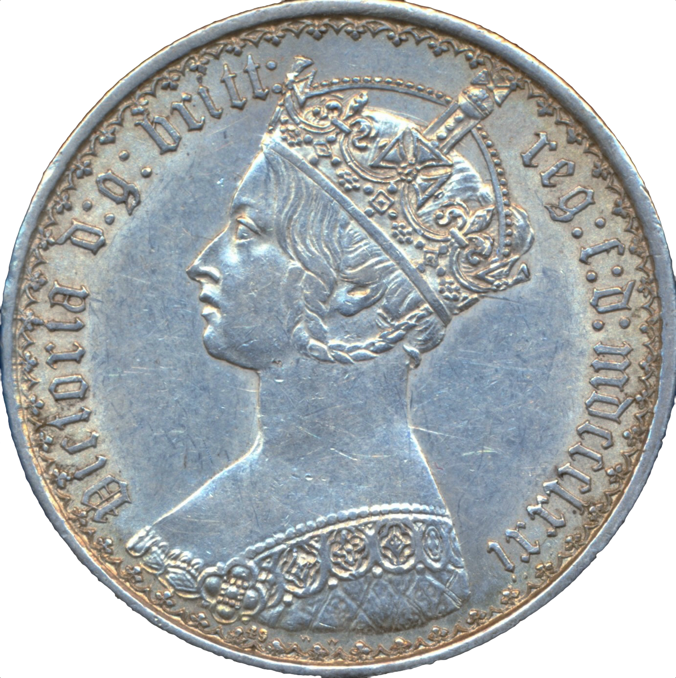 1871 Florin S3892 ESC 2874 Scarce EF