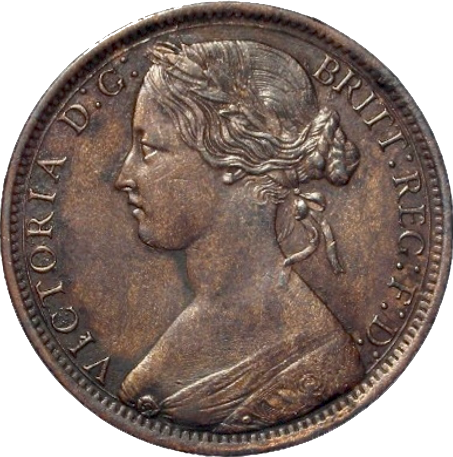 1871 Penny F61 GVF