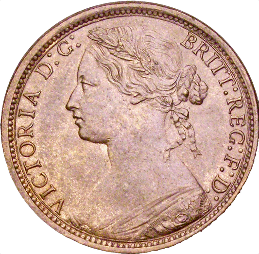 1874H Penny F66 Obv 6 Rev G AUNC