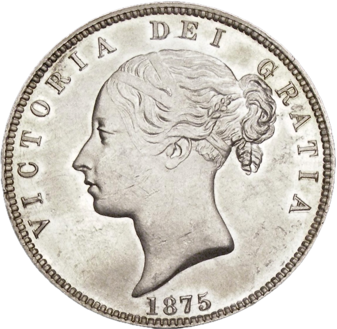 1875 Halfcrown S3889 ESC 2745 AUNC/UNC