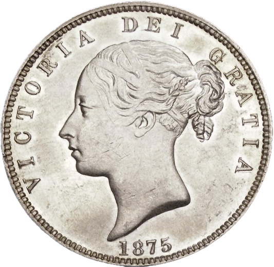 1875 Halfcrown S3889 ESC 2745 AUNC/UNC