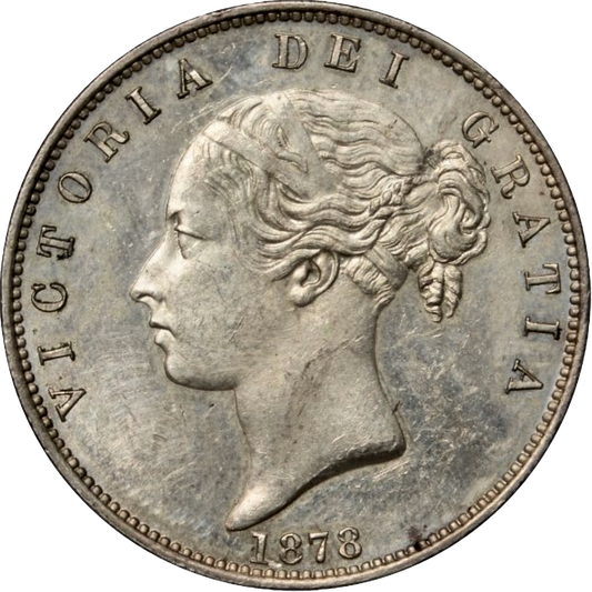 1878 Halfcrown S3889 ESC 2751 Scarce GEF
