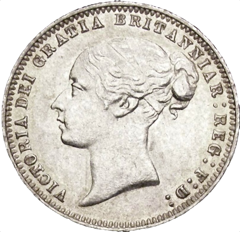 1879 Sixpence Second young head No die number S3911 ESC 3244 Rare EF