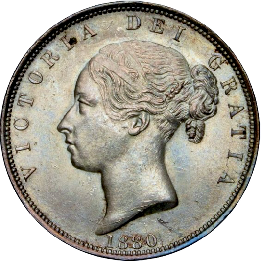 1880 Halfcrown S3889 ESC 2756 Scarce UNC