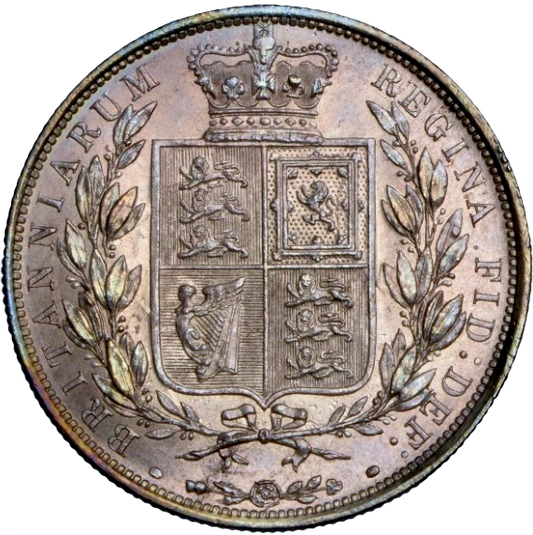 1880 Halfcrown S3889 ESC 2756 Scarce UNC MS 63