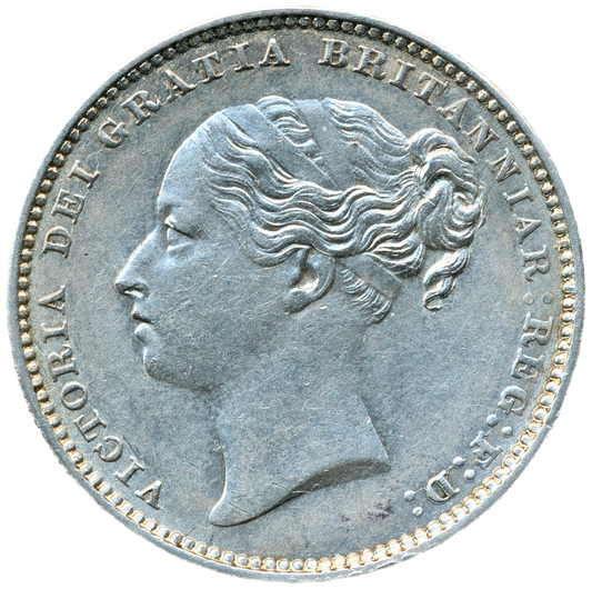 1881 Shilling Fourth young head S3907 ESC 3068 EF