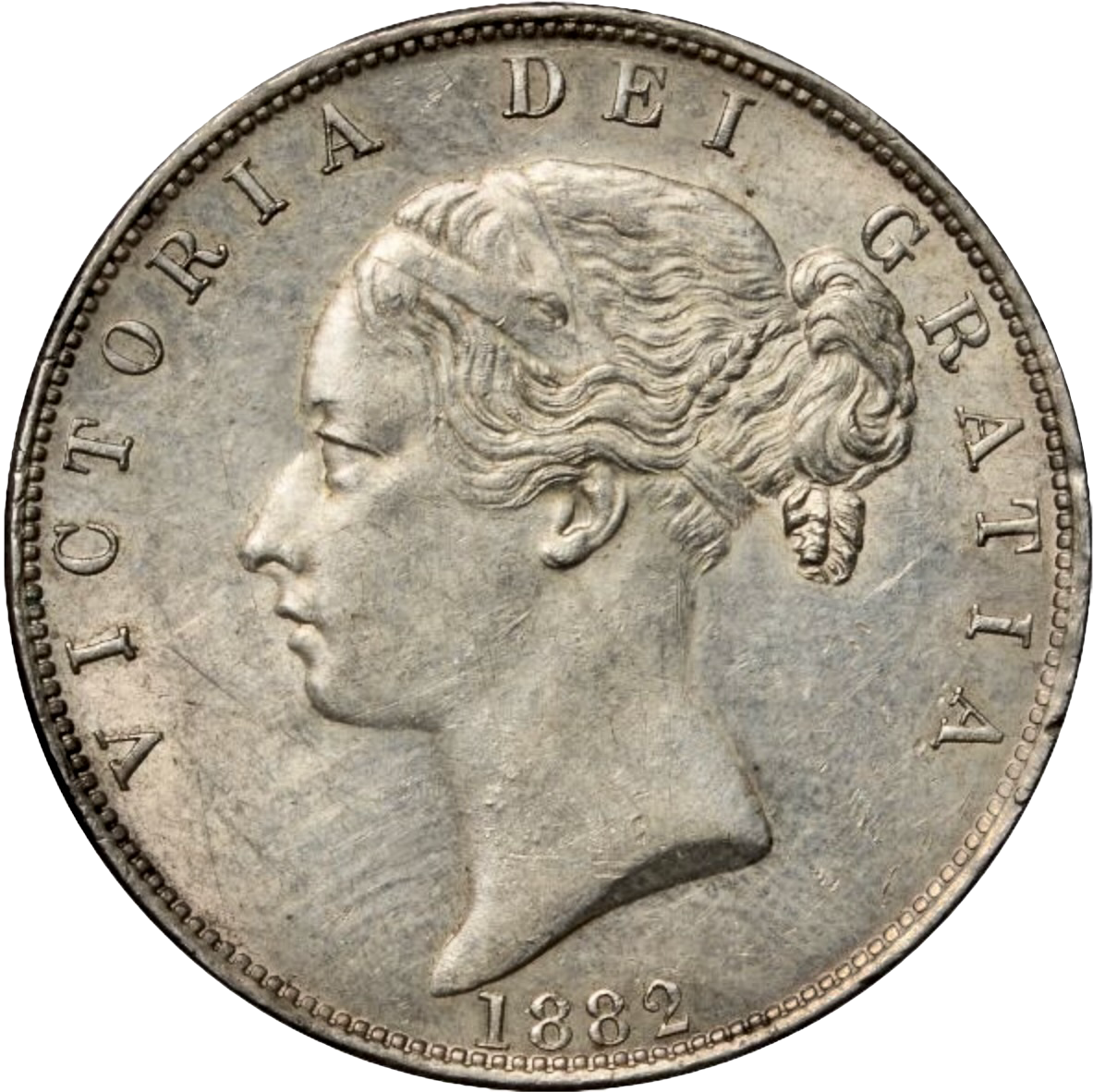 1882 Halfcrown S3889 ESC 2761 AUNC