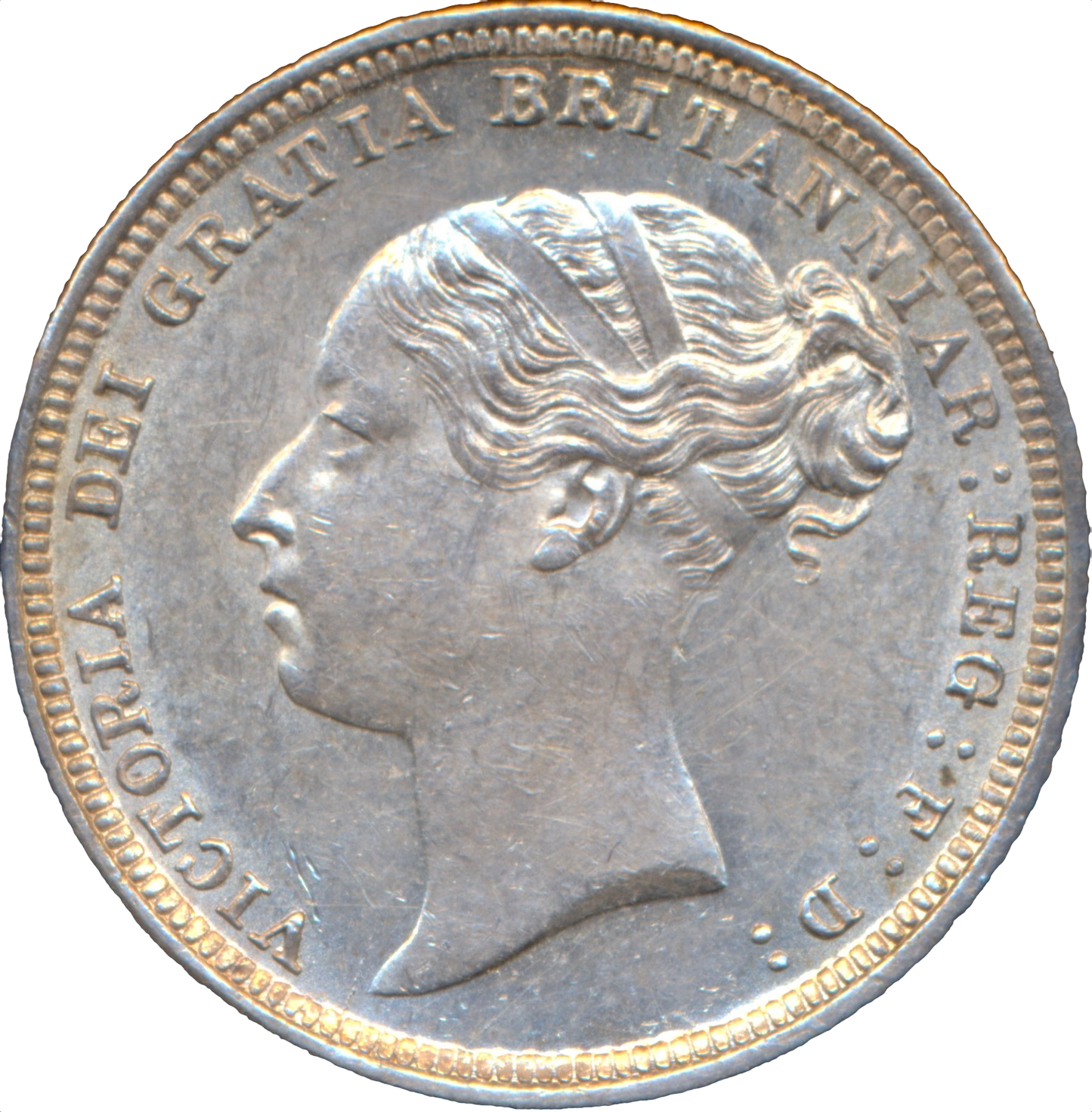 1883 Sixpence Third young head S3912 ESC 3255 Scarce UNC