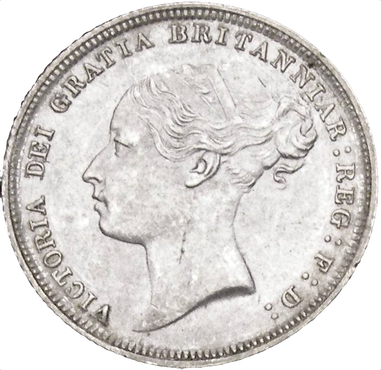1883 Sixpence Third young head S3912 ESC 3255 Scarce UNC