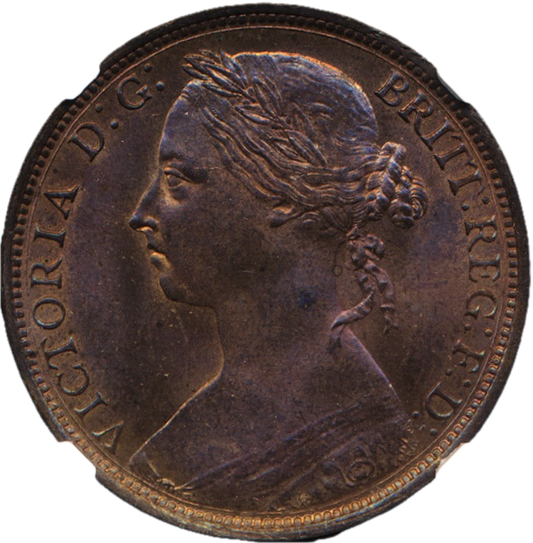 1886 Penny F123 UNC MS65BN