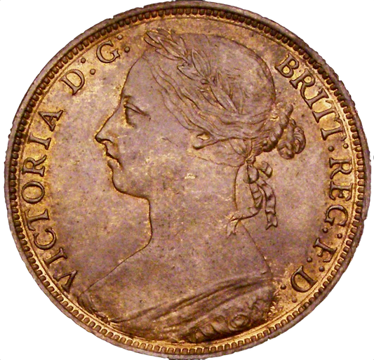 1886 Penny S3954 F123 AUNC