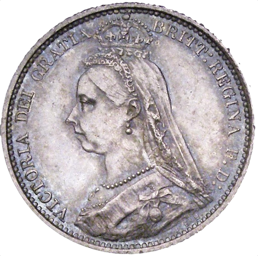 1888 Sixpence S3928 ESC 3277 UNC