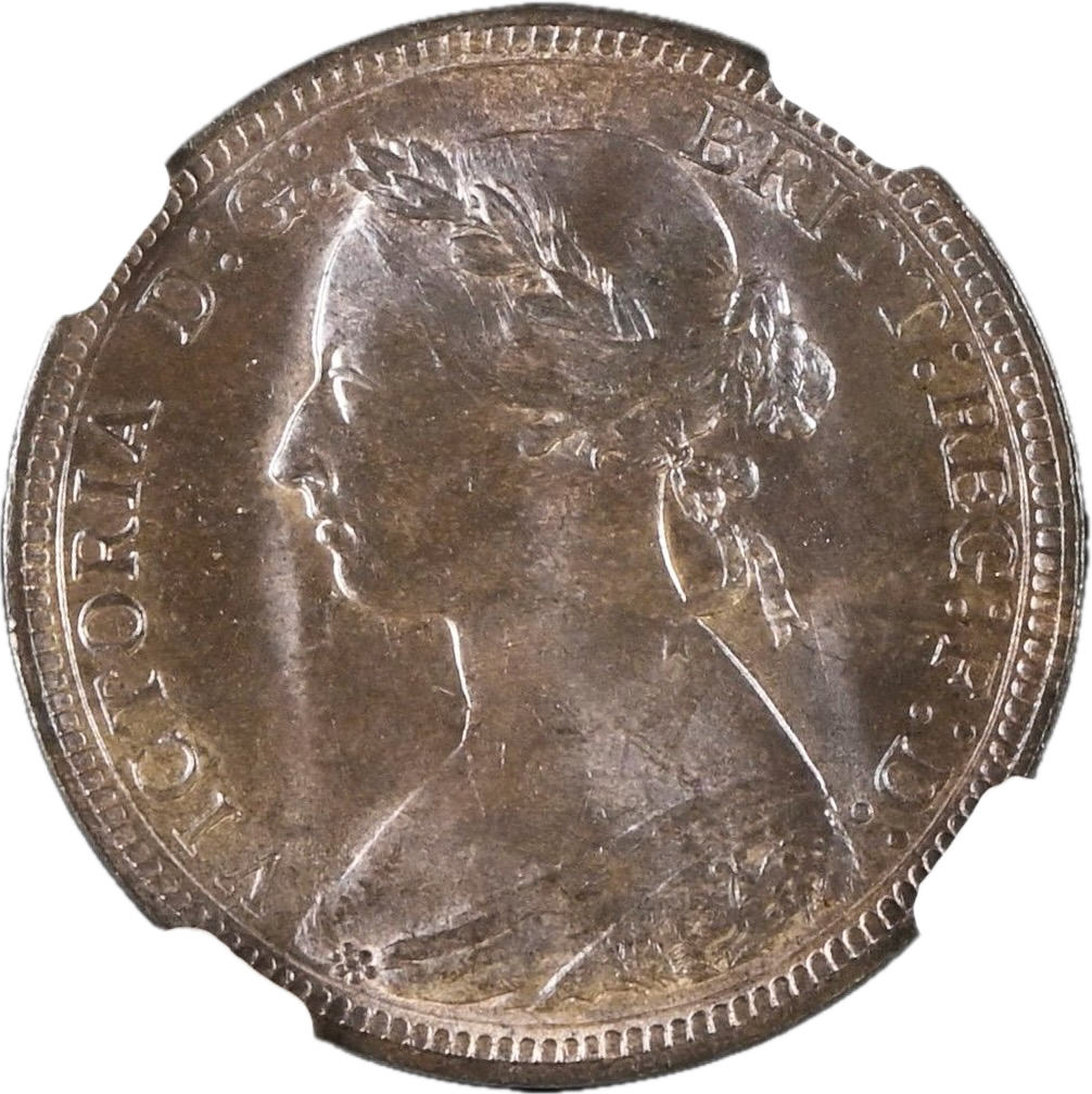 1888 Halfpenny F 359 UNC MS64RB