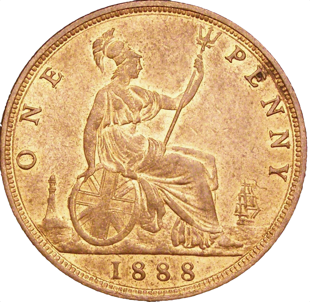 1888 Penny F126 UNC