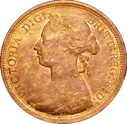 1894 Halfpenny F 369 UNC