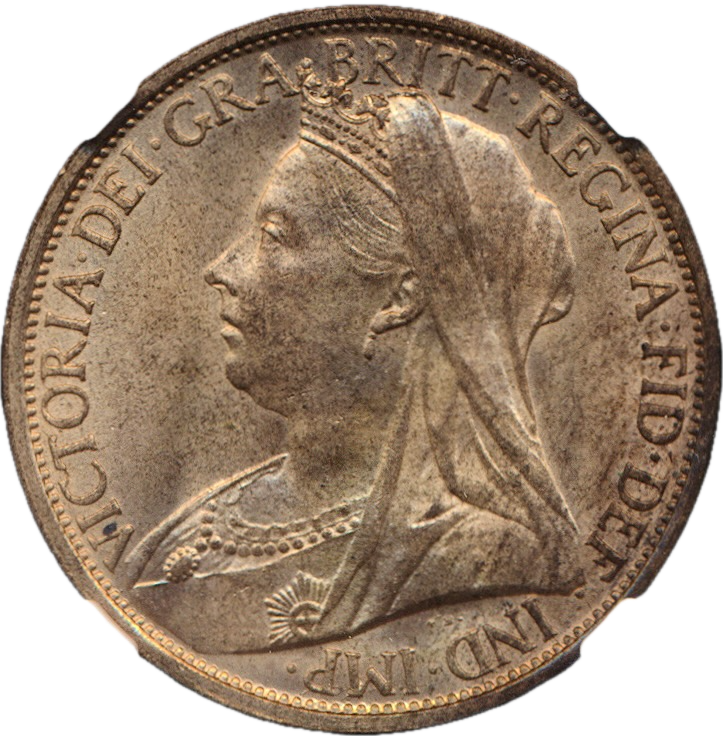 1896 Penny F143 UNC MS63