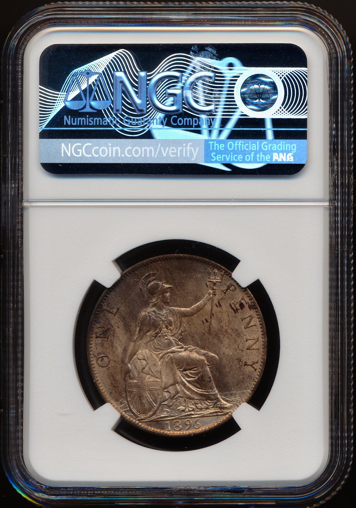 1896 Penny F143 UNC MS63