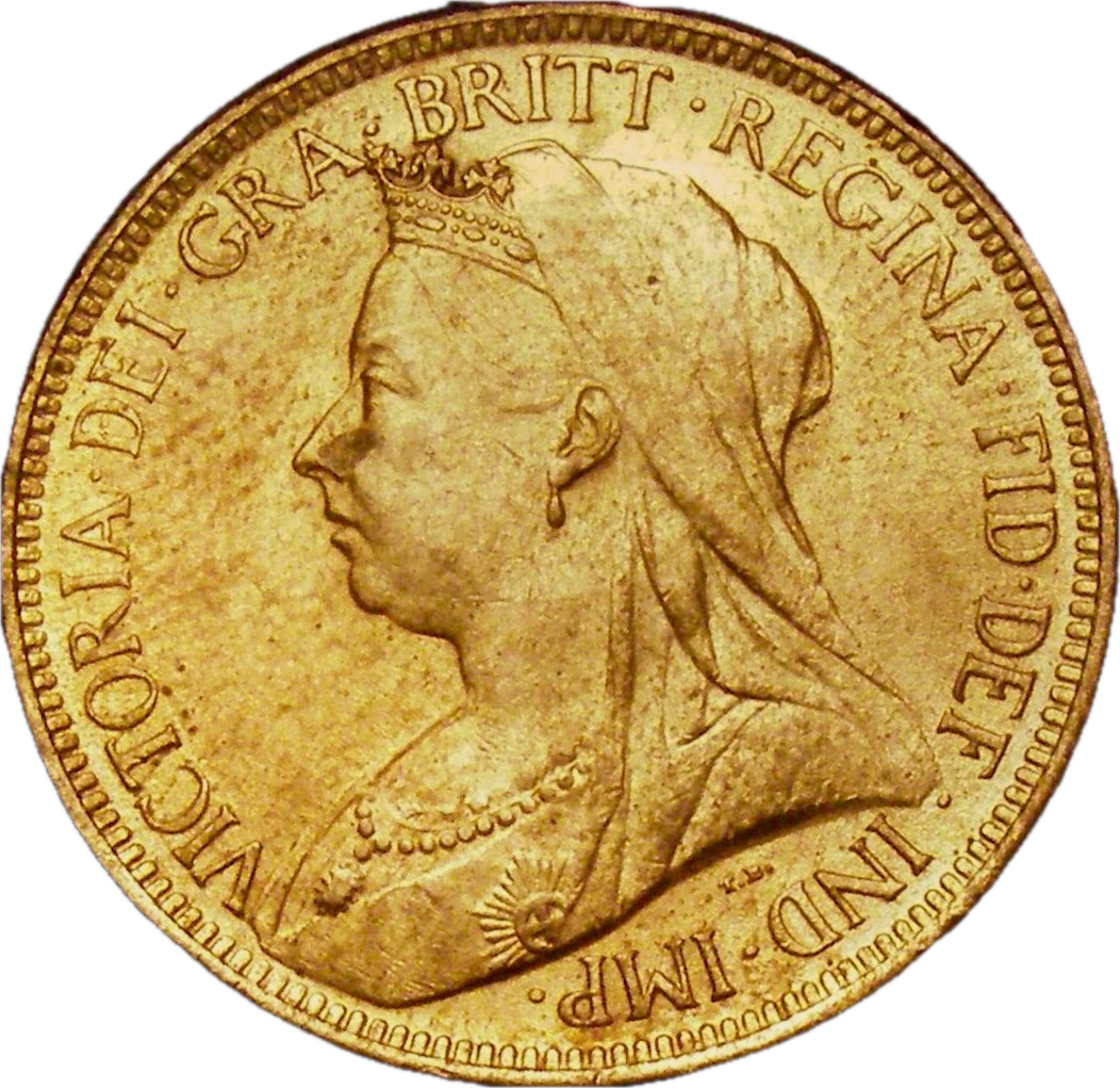 1898 Halfpenny F 375 AUNC