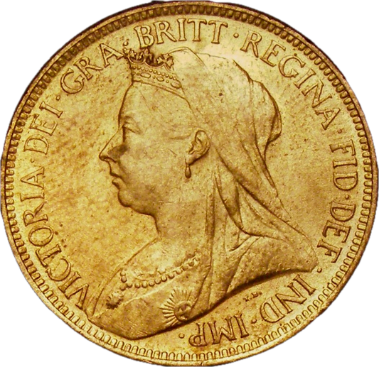 1898 Halfpenny F 375 AUNC
