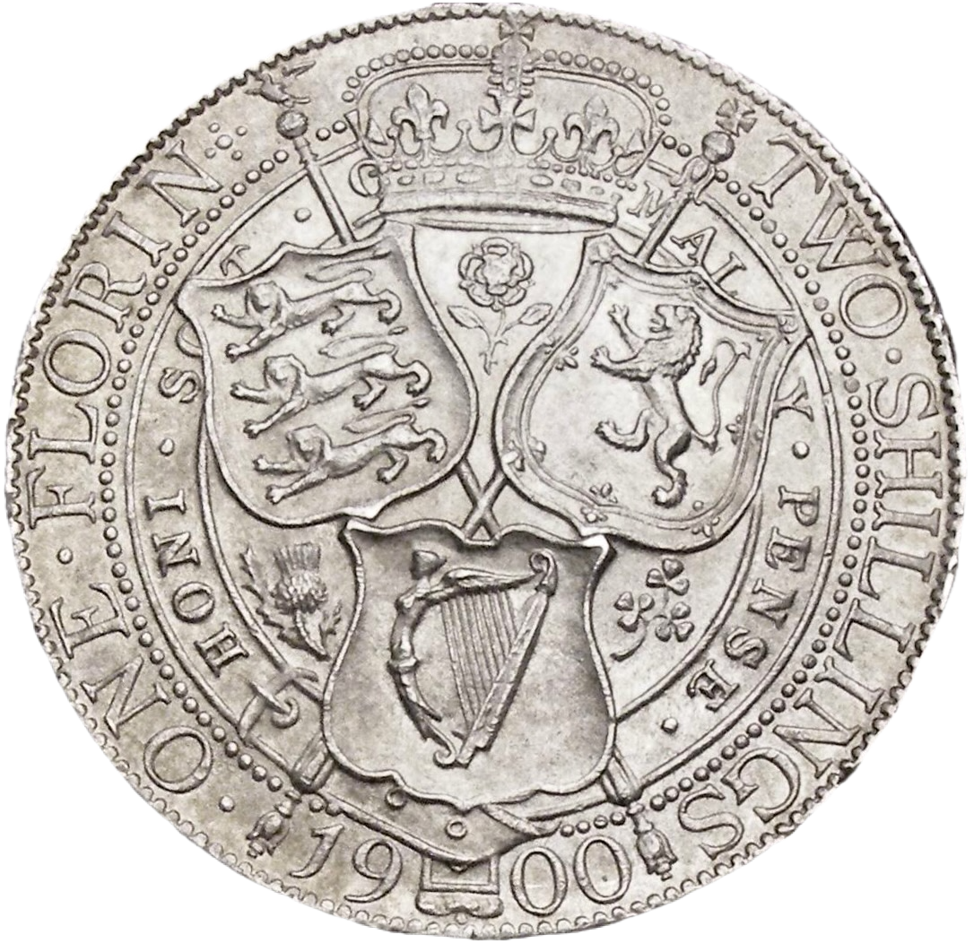 1900 Florin S3939 ESC 2971 UNC