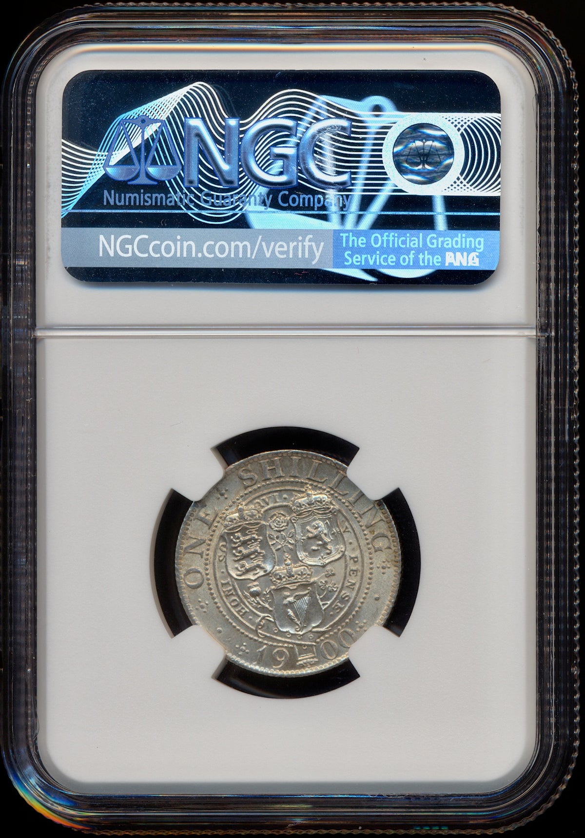 1900 Shilling S3940A ESC 3165 UNC MS63