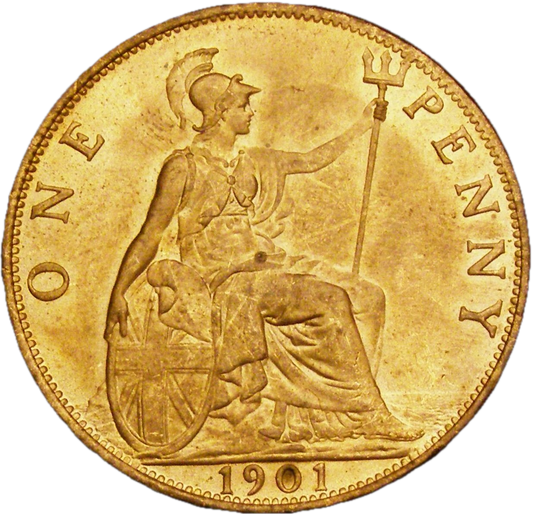 1901 Penny F154 UNC