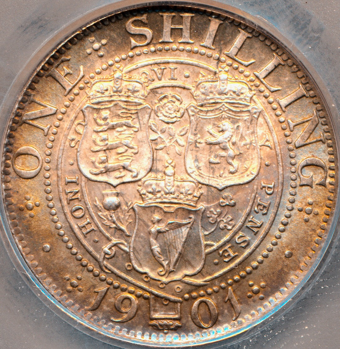 1901 Shilling S3940A ESC 3166 Choice UNC LCGS82