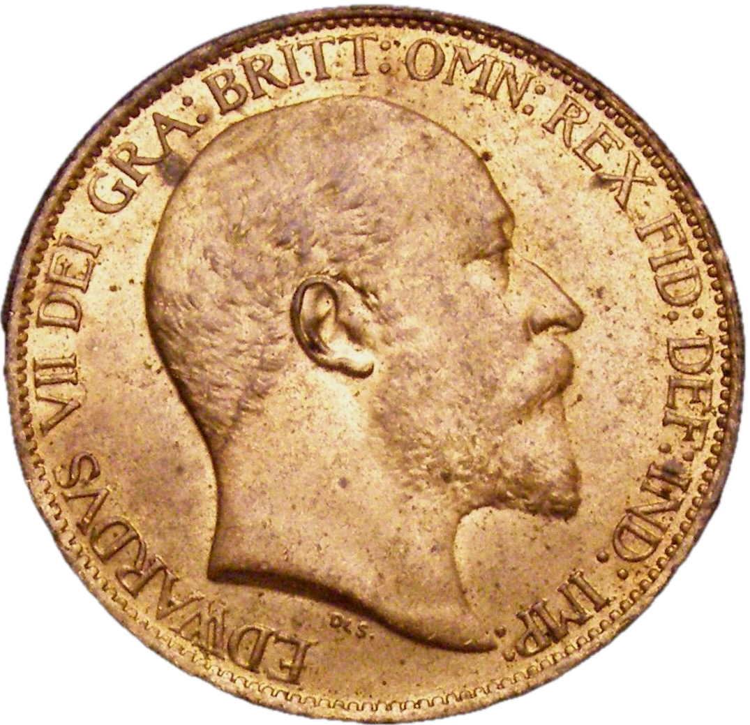 1902 Halfpenny F 381 UNC