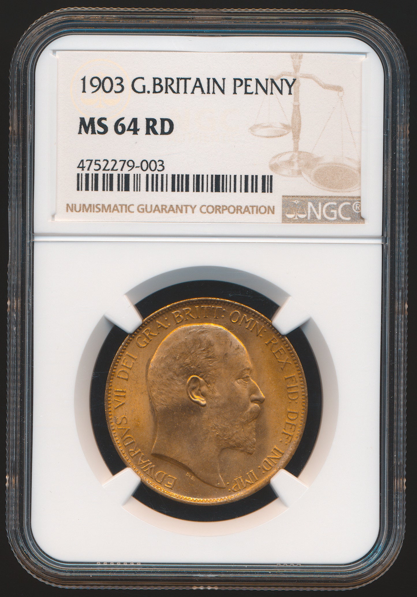 1903 Penny S3990 F158 UNC MS64