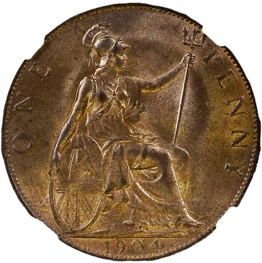 1904 Penny S3990 F159 UNC MS65RB