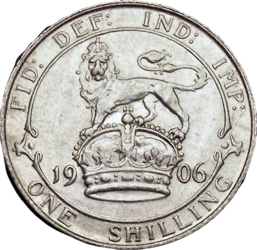 1906 Shilling S3982 ESC 3592 AUNC