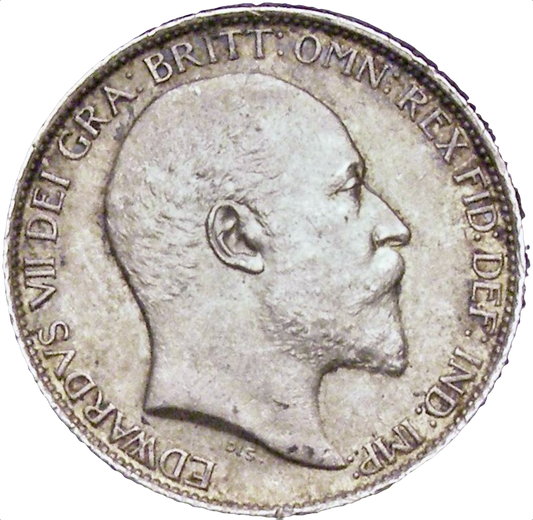 1908 Sixpence S3983 ESC 3604 Rare UNC