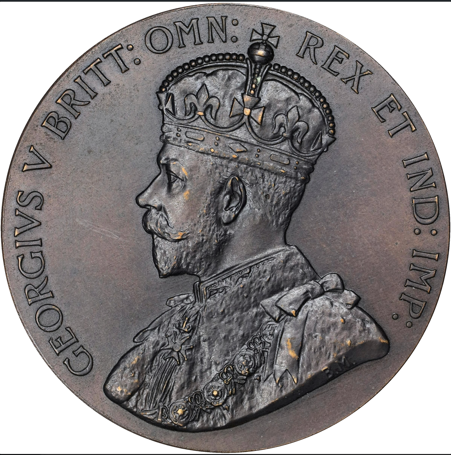 1924 British Empire Exhibition 51mm bronze medal BHM 4193 E1987